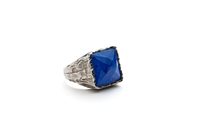 Ringe Antracite Herr Anelli in Silber Lapislazzulo A36 RE BLU - A36 RE BLU